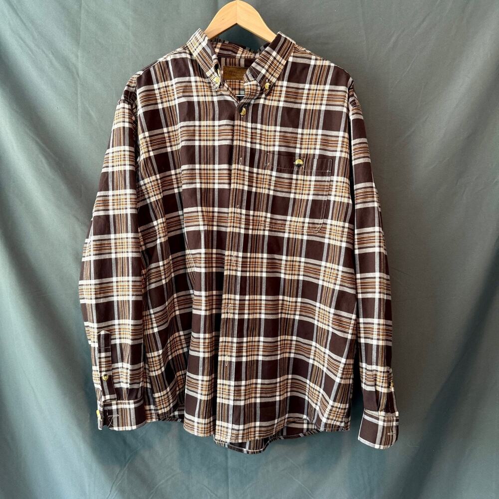 Clearwater Outfitters Men's XL Plaid Button-Up Flannel Shirt